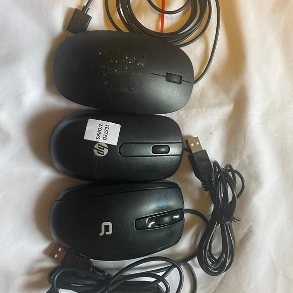 Wholesale Lot of 3 USB Optical Wired HP/Compaq Mouse, Working 100% - Picture 3 of 4